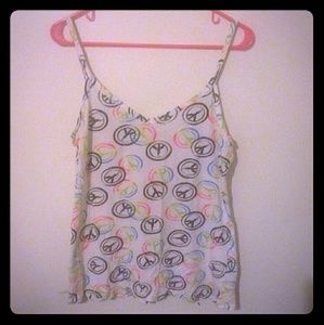 Peace Sign Tank Top